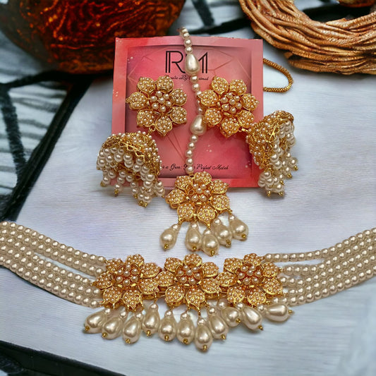 Pearl Choker Set
