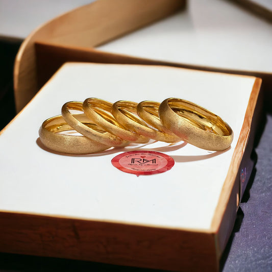 Gold Metallic Bangles