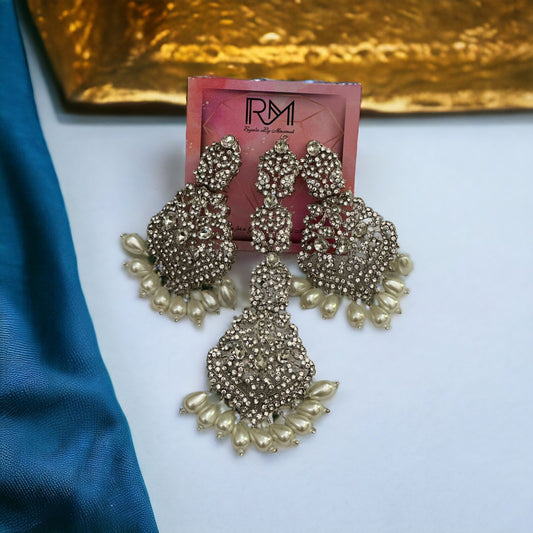 Silver Bindiya Set