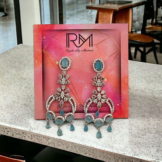 Mint Zircon Earrings